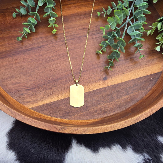 Dog Tag Necklace