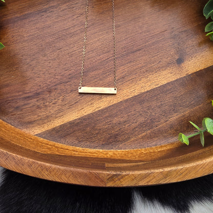 Horizontal Bar Necklace