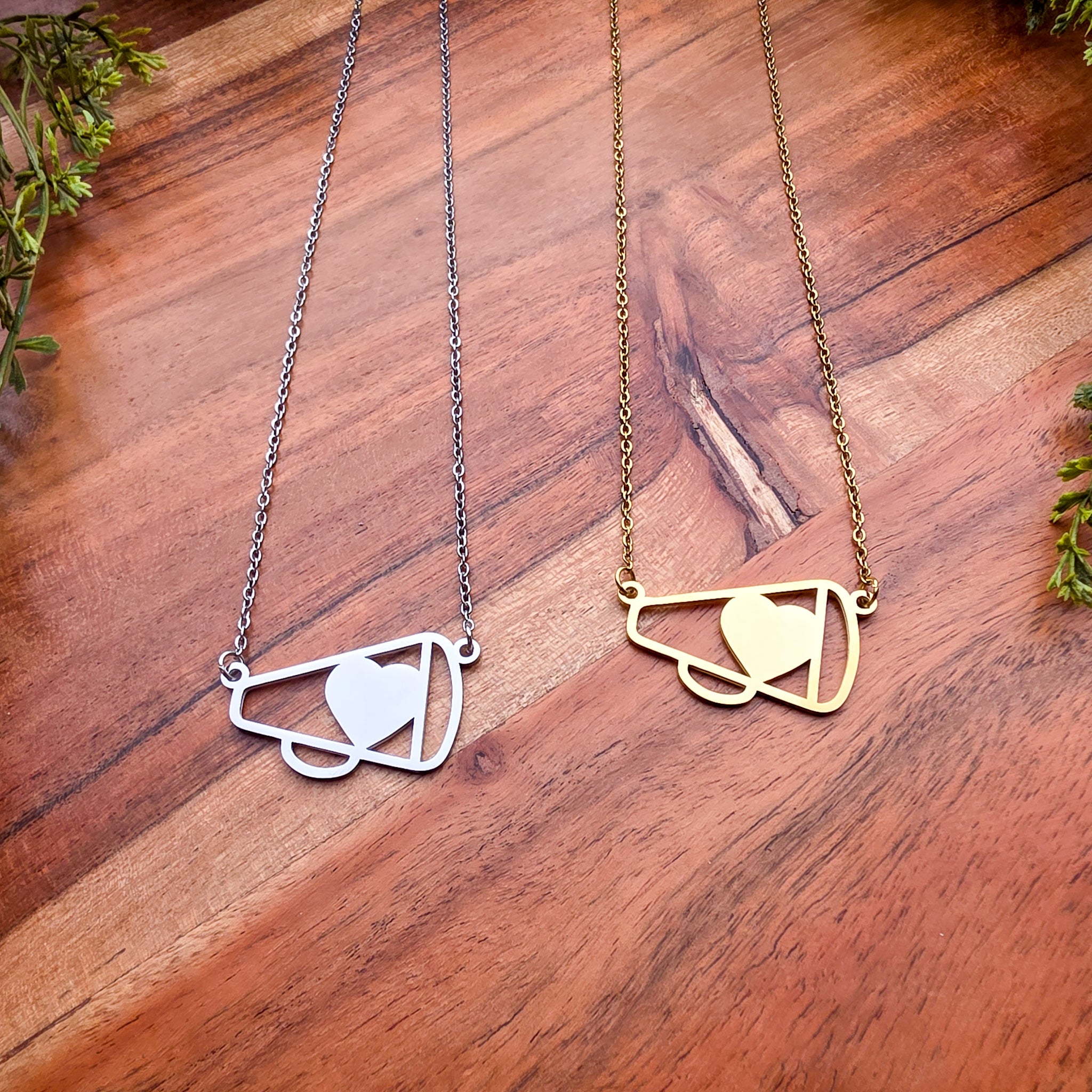 Cheer Megaphone Necklace