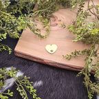 Heart Pet Tag with Paw Cutout
