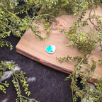 Heart Pet Tag with Paw Cutout