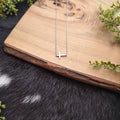Horizontal Cross Necklace