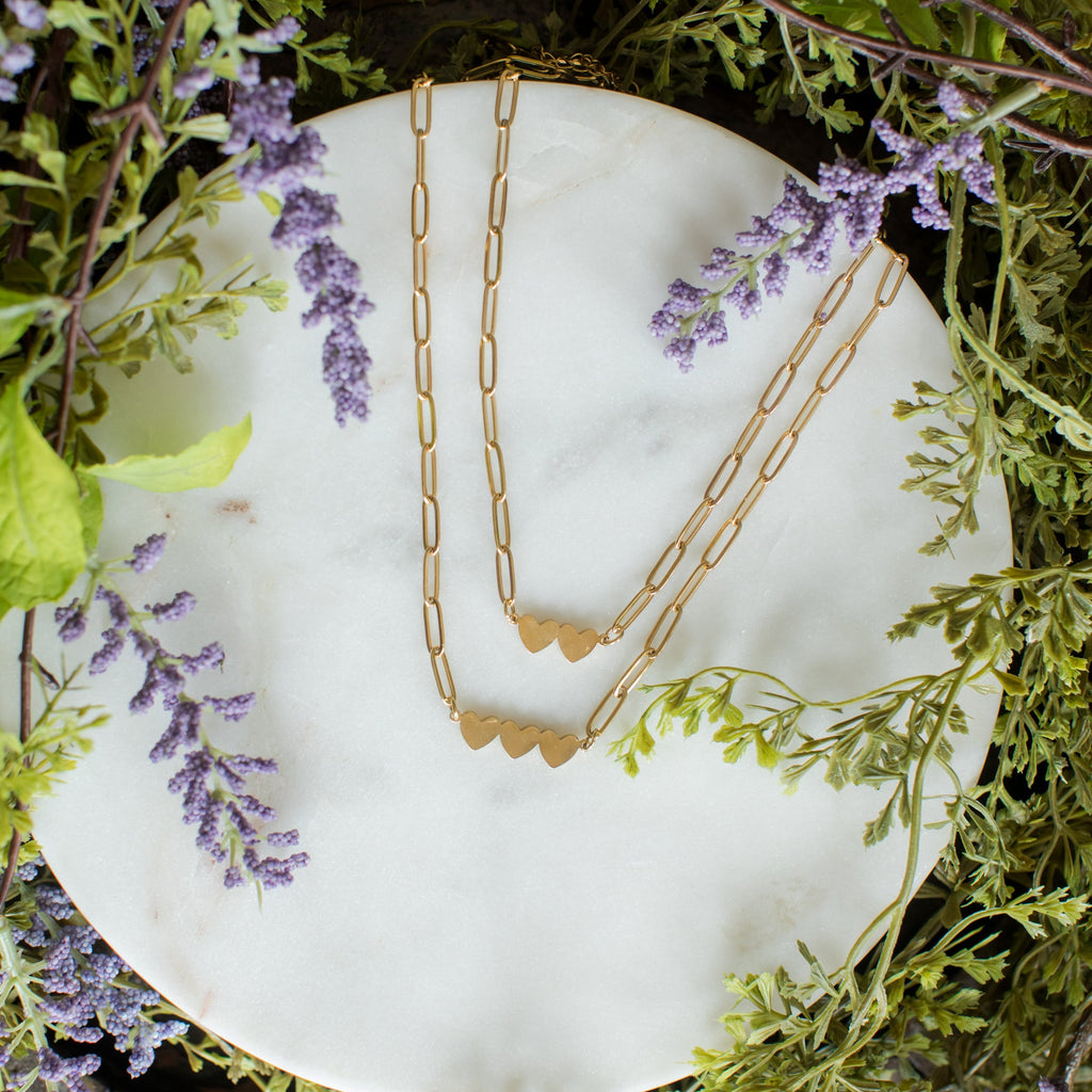 Link Heart Necklace
