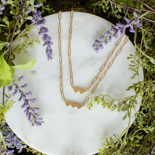 Link Heart Necklace
