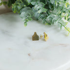 Ear Tag Stud Earrings