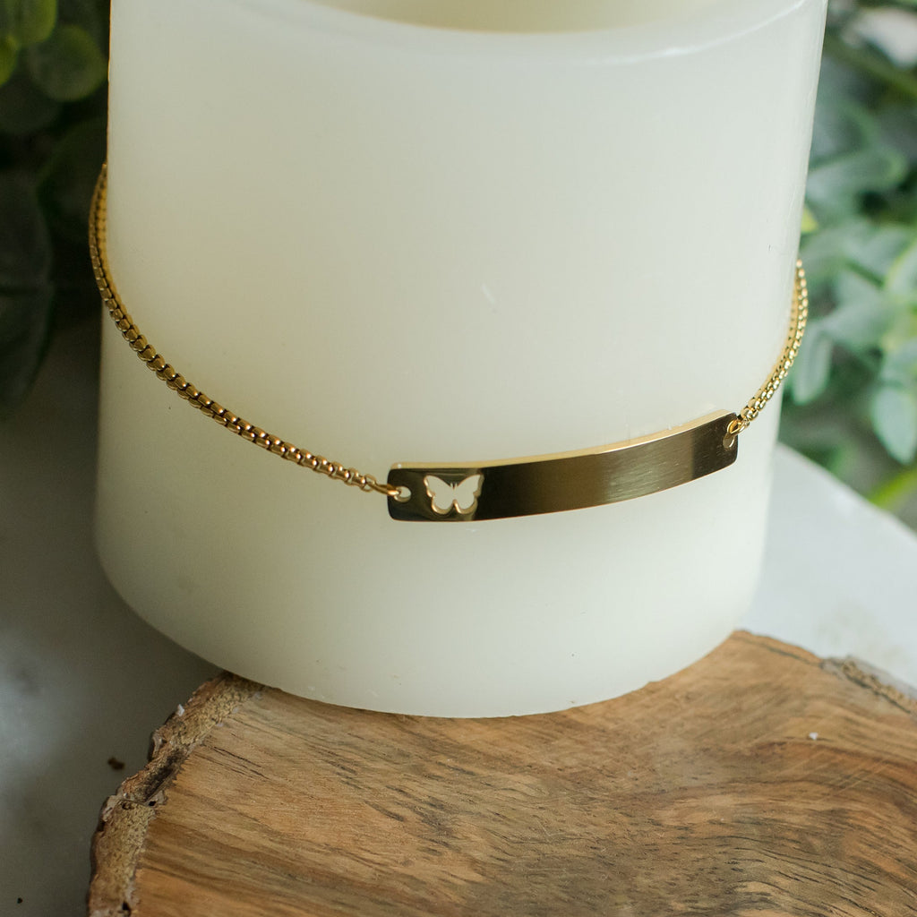 Cutout Butterfly Bracelet