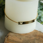 Cutout Butterfly Bracelet