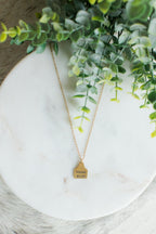 Ear Tag Pendant Necklace