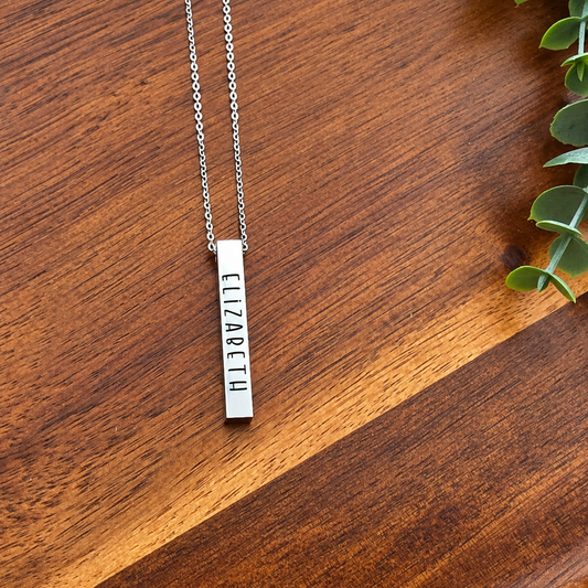 Vertical Bar Necklace